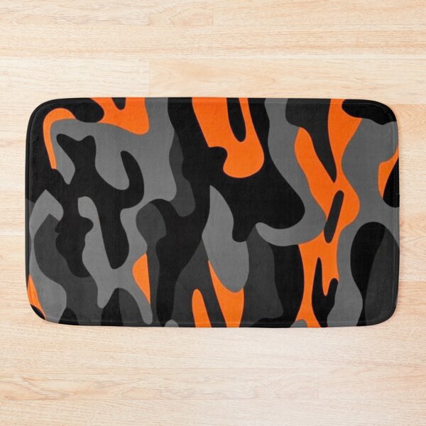 Item preview, Orange and Black Camouflage Pattern — Modern Urban Camo Vector designed and sold by LYAN-STORE.