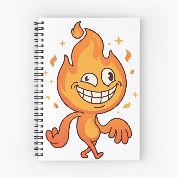 Item preview, Funny Crazy Fire Flame Retro Cartoon Mascot Art designed and sold by Rupesh-Art26.