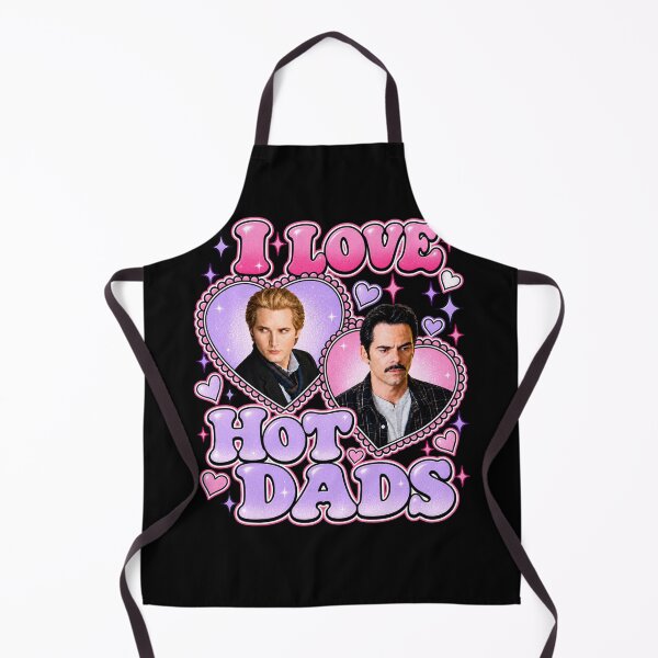 Item preview, I Love Hot Dads Charlie Swan & Carlisle Cullen Twilight Movie designed and sold by PugPuppyLife.