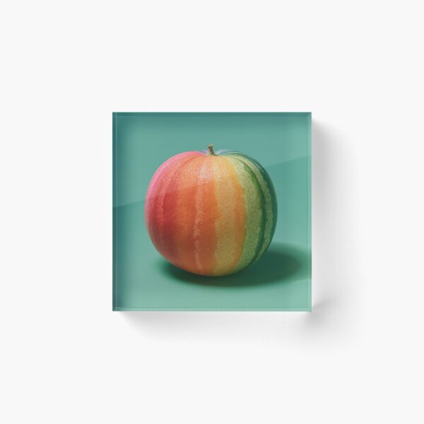 Item preview, Colorful Rainbow Watermelon – Creative Agriculture Fruit Art designed and sold by WordPlayStudio.