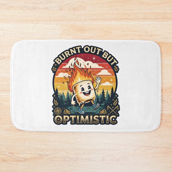 Item preview, Burnt Out But Optimistic Funny Marshmallow Classic T-Shirt designed and sold by davien-digiac.