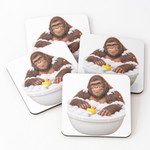 Item preview, Relaxed Gigantopithecus Bubble Bath designed and sold by Sillytoe.