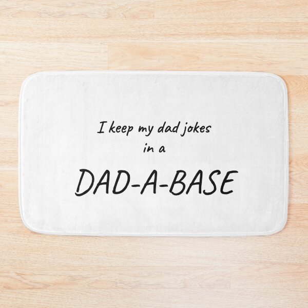 Item preview, I Keep My Dad Jokes In A Dad-A-Base Funny Dad Pun T-Shirt designed and sold by low battery meme design.