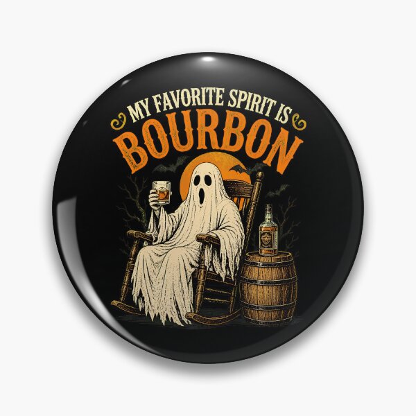Artikelvorschau, Mein Lieblingsgetränk ist Bourbon. Geister-Halloween-Trinken entworfen und verkauft von leocreatives.