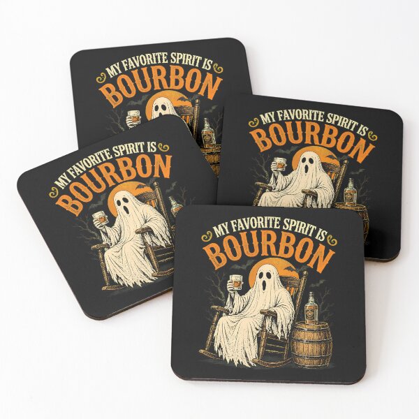 Item preview, My Favorite Spirit is Bourbon Ghost Halloween Drinking designed and sold by leocreatives.