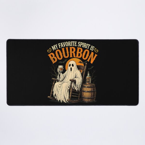 Artikelvorschau, Mein Lieblingsgetränk ist Bourbon. Geister-Halloween-Trinken entworfen und verkauft von leocreatives.