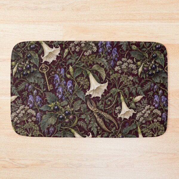Item preview, Dark Academia - Seamless Victorian Poison Garden designed and sold by Lichtisign.