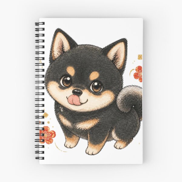 Item preview, Blep Black Shiba Inu – Tongue Out designed and sold by Kawaii Matcha Studio.