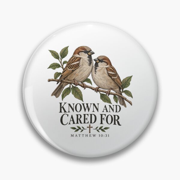 Item preview, Known and Cared For - Matthew 10:31 Sparrow Faith designed and sold by haitrieuic96.