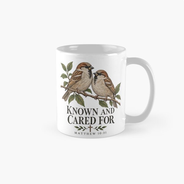 Item preview, Known and Cared For - Matthew 10:31 Sparrow Faith designed and sold by haitrieuic96.