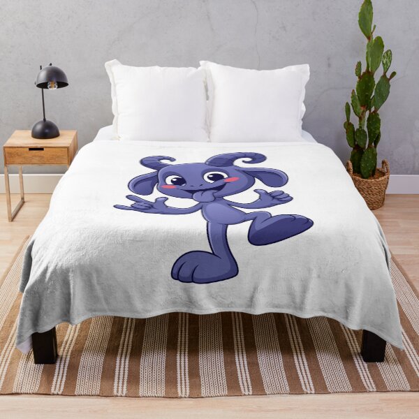 Item preview, Cute Funny Goat Rock On Purple Ram Horns Cartoon Art designed and sold by Rupesh-Art26.