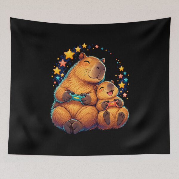 Item preview, Co-op Capybaras Gaming Together designed and sold by JesterKrewArt.
