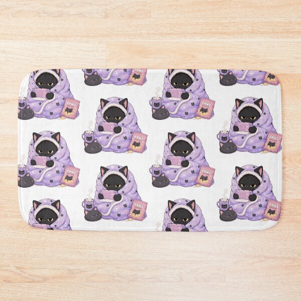 Item preview, Cozy Gamer Black Cat Purrito Funny Introvert designed and sold by CoolCrazyChaos.