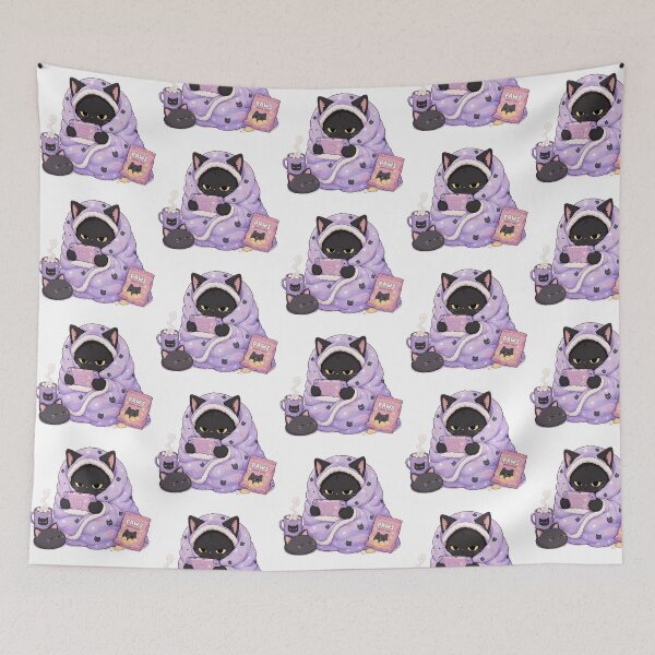 Item preview, Cozy Gamer Black Cat Purrito Funny Introvert designed and sold by CoolCrazyChaos.