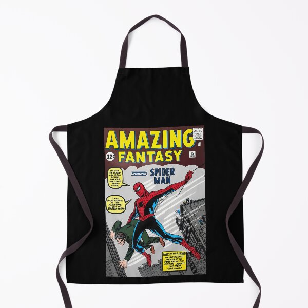 Item preview, Superhero in Red and Blue Suit Swinging Over City Poster designed and sold by FusbertaChauvet.
