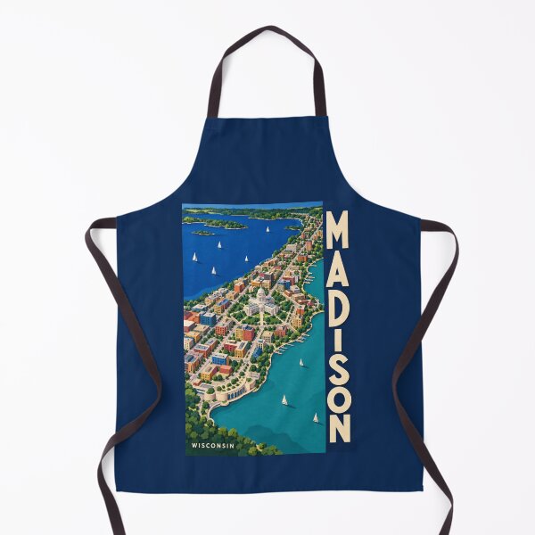 Item preview, Madison - Wisconsin designed and sold by GoodOldVintage.
