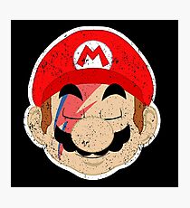Super Starman Bros mash-up Photographic Print
