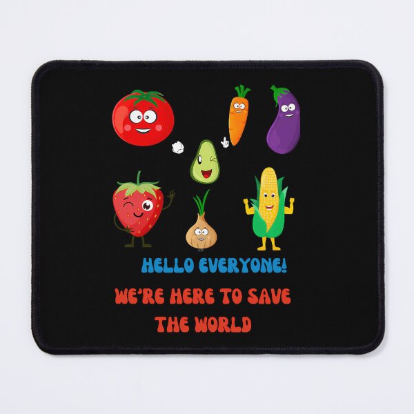 Item preview, Smiling Fruit and Vegetable Squad Characters designed and sold by FusbertaChauvet.