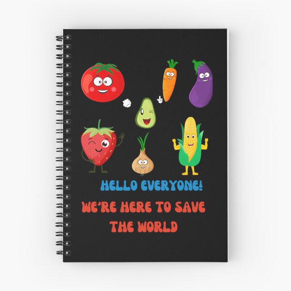 Item preview, Smiling Fruit and Vegetable Squad Characters designed and sold by FusbertaChauvet.