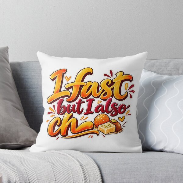 Item preview, I Fast But I Also Cheat Funny Navratri Shirt designed and sold by Moss & Mellow.