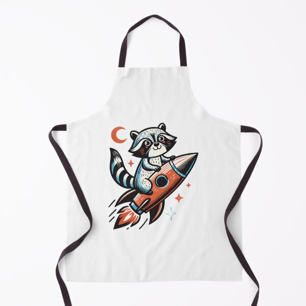 Item preview, Mapache cohete de diseño vintage designed and sold by tallulah-noonan.