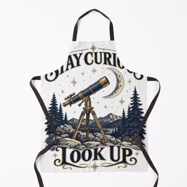 Item preview, Stay Curious Look Up - Telescope Stargazing designed and sold by haitrieuic96.