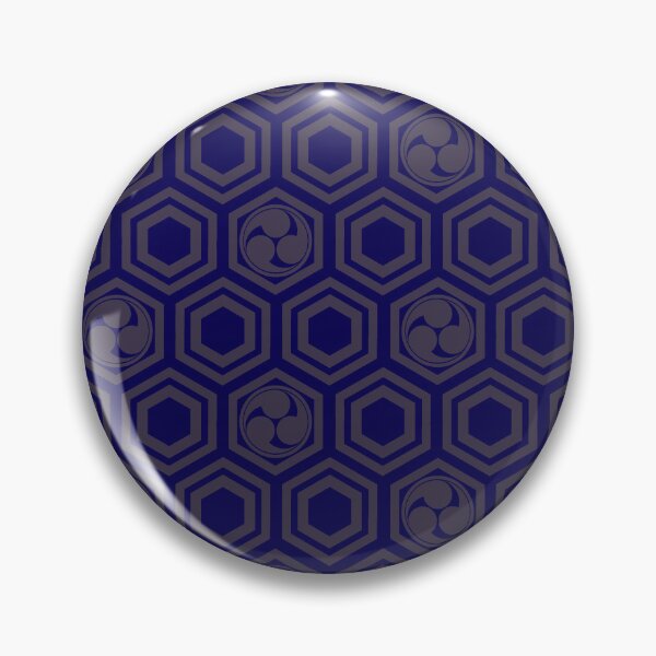 Item preview, Kikko Tomoe Pattern 4 for Dark Blue / Blue Grey designed and sold by KalligrafiaStudioAki.
