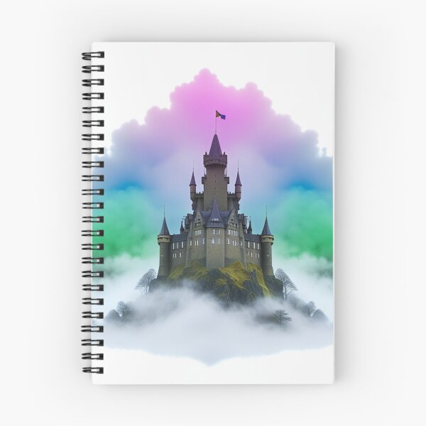 Item preview, Fantasy Castle in the Sky designed and sold by Pixicato.