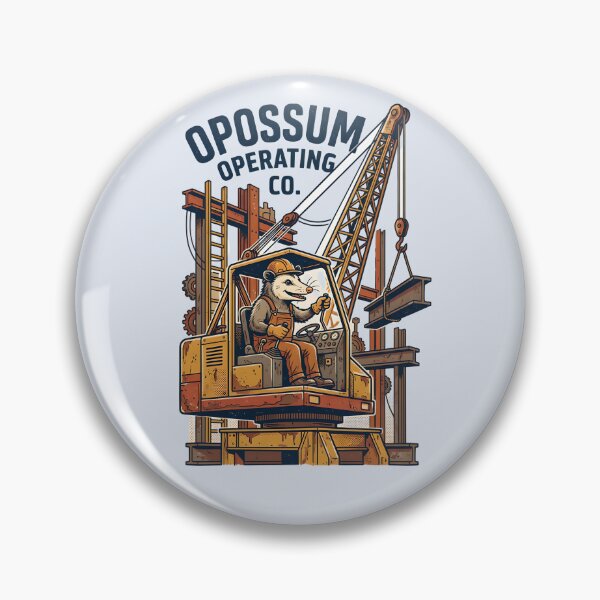 Item preview, Opossum Operating Co.- Gifts for crane operators designed and sold by ParadoxParadox.