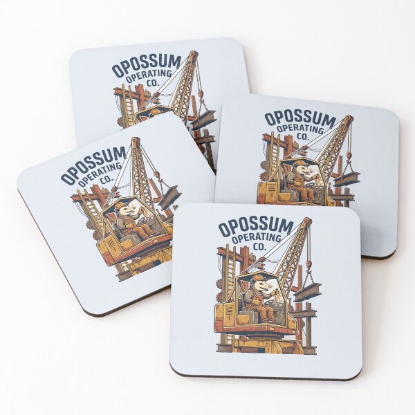 Aperçu de l'œuvre Opossum Operating Co. - Cadeaux pour les grutiers créée et vendue par ParadoxParadox.
