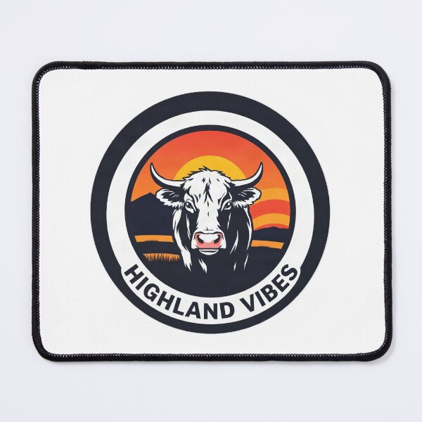 Item preview, Retro Highland Cow Vintage Sunset designed and sold by Arc2020.