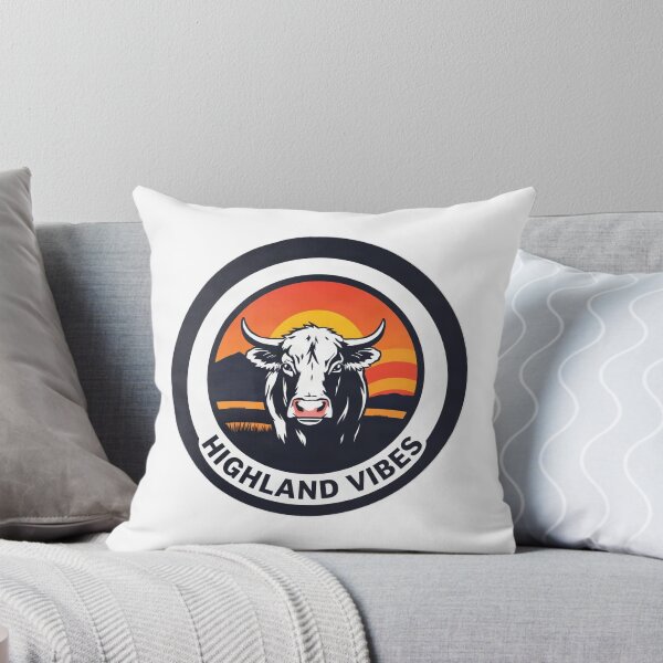 Item preview, Retro Highland Cow Vintage Sunset designed and sold by Arc2020.