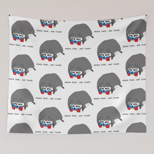 Item preview, Skate Fast Eat Trash Racoon designed and sold by tallulah-noonan.