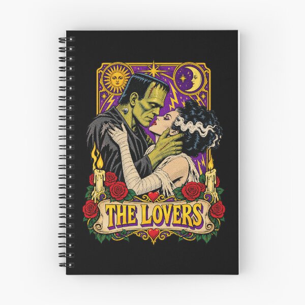 Item preview, The Lovers Tarot Card Frankenstein Bride Gothic Romance designed and sold by adiencarteras.