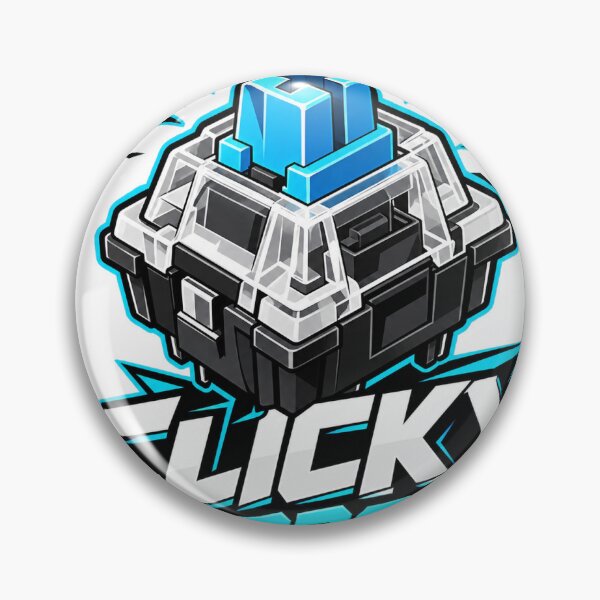 Item preview, Clicky And Proud Mechanical Keyboard Design designed and sold by LuckyThreadsCo.