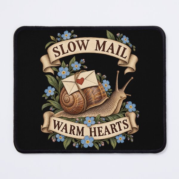 Item preview, Slow Mail Warm Hearts - Snail and Heart Envelope designed and sold by haitrieuic96.