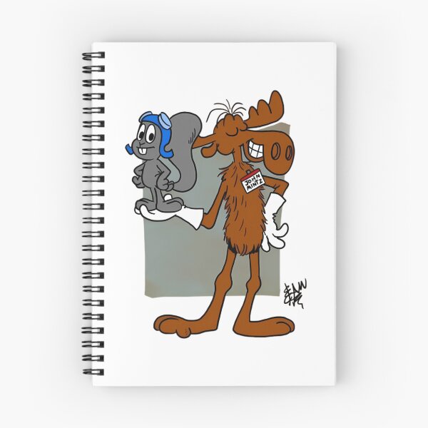 Item preview, Rocky And Bullwinkle Classic Cartoon Duo Design designed and sold by brianvanisacker.