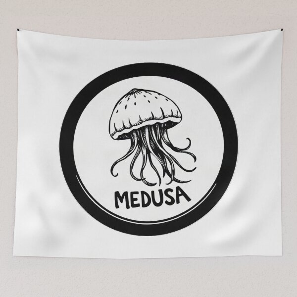 Item preview, Vintage Botanical Jellyfish Sketch designed and sold by Arc2020.