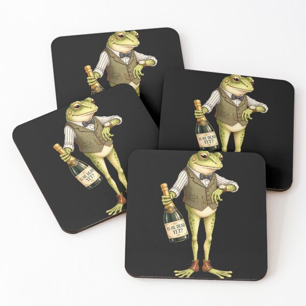 Item preview, Frog Gentleman with Champagne Bottle designed and sold by lockyrollflu.