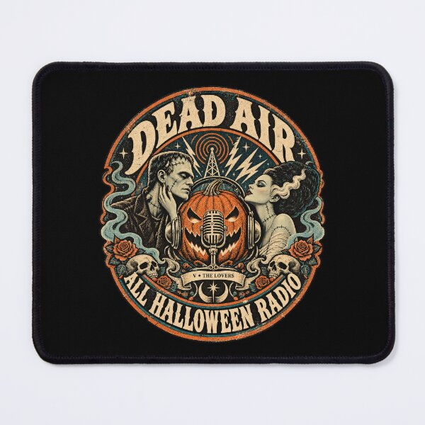 Item preview, Dead Air All Halloween Radio Station Pumpkin Mic Artwork designed and sold by adiencarteras.