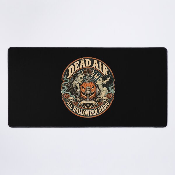 Item preview, Dead Air All Halloween Radio Station Pumpkin Mic Artwork designed and sold by adiencarteras.