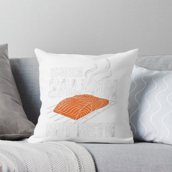 Item preview, Smoked Salmon Vintage Grill BBQ Meat Smoker Food Humor Art designed and sold by RamonaTeal.
