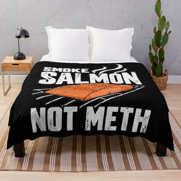Item preview, Smoked Salmon Vintage Grill BBQ Meat Smoker Food Humor Art designed and sold by RamonaTeal.