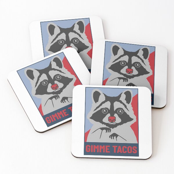 Item preview, Mapache taco designed and sold by tallulah-noonan.