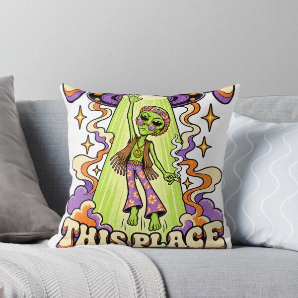 Item preview, Hippie Alien - Beam Me Up - This Place Sucks designed and sold by Funny Jones.