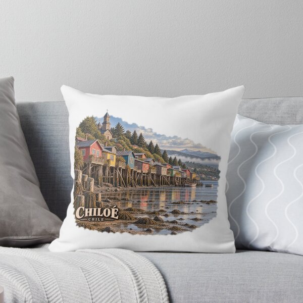 Item preview, Chiloé Palafitos Chile Timber Island Heritage Art designed and sold by Larkfound Studio.