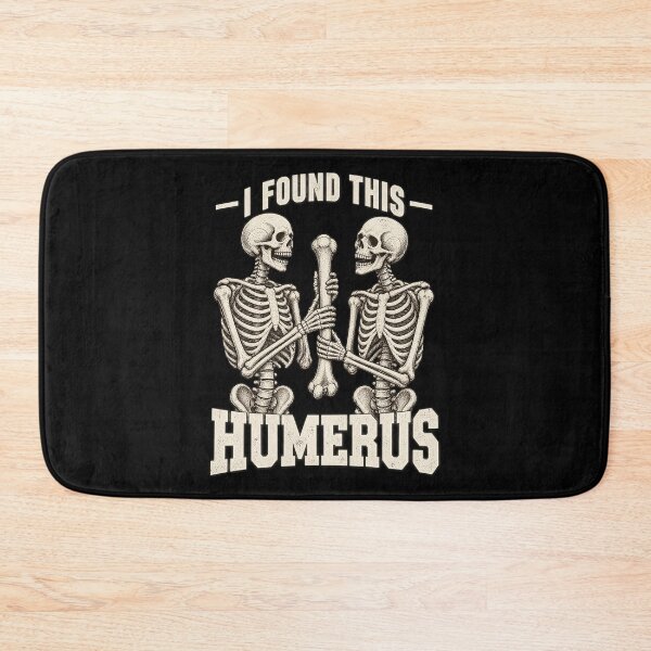 Item preview, I Found This Humerus Detailed Vintage Skeletons Art Artwork designed and sold by Aqouiatiqe.