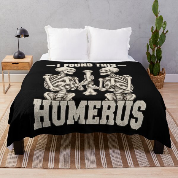 Item preview, I Found This Humerus Detailed Vintage Skeletons Art Artwork designed and sold by Aqouiatiqe.