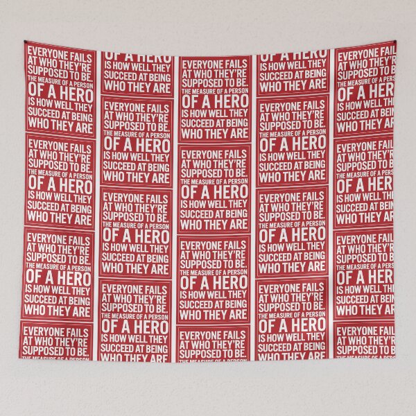 Item preview, The Measure Of A Hero designed and sold by tallulah-noonan.