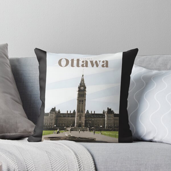 Item preview, Ilustración escénica del edificio del Parlamento canadiense en Ottawa. designed and sold by MartinsErdmanis.
